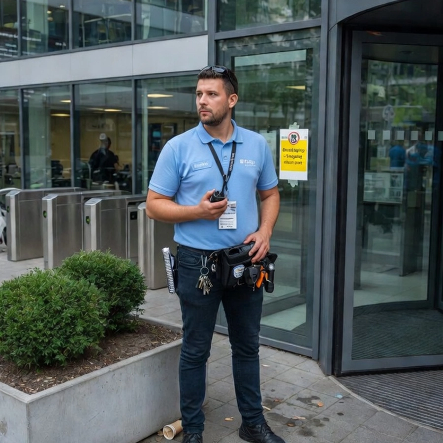 KKS medewerker als beveiliger voor kantoorpand